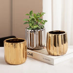 Vase de jardin rouge décoration intérieure