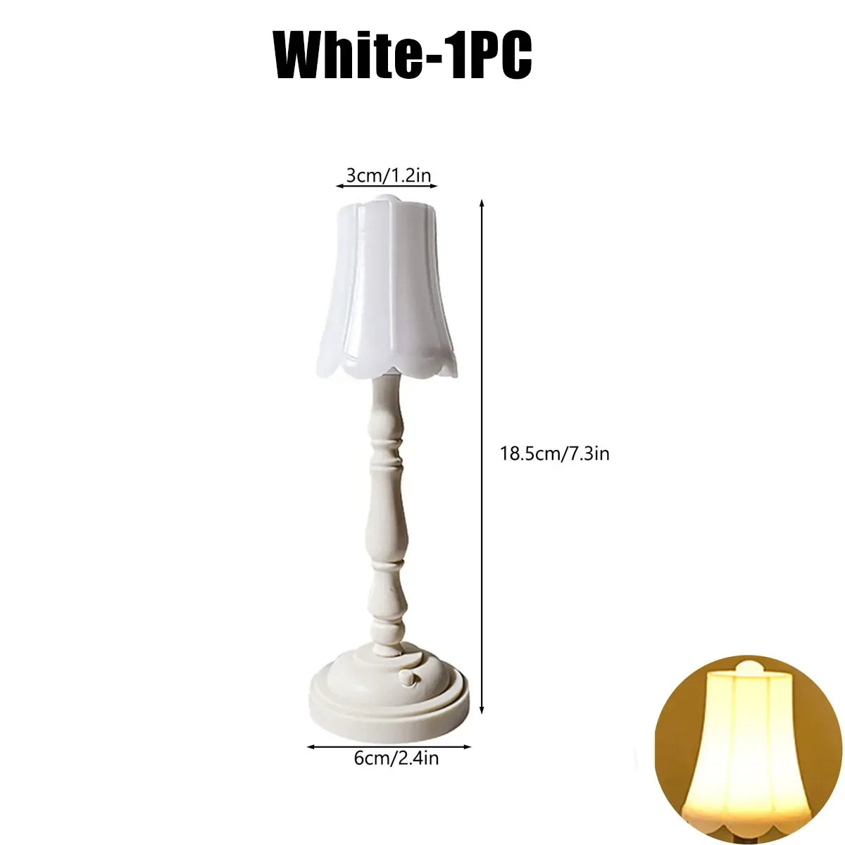 lampe table champignon blanc marron classique base stable abat jour câble