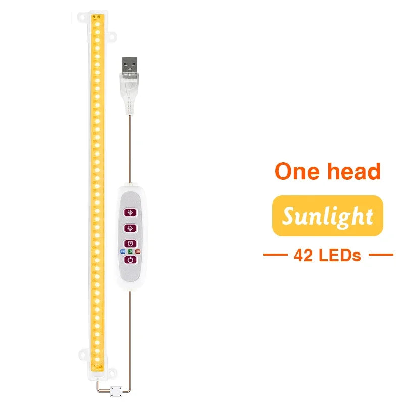 lampe led croissance plante intérieure blanche rose bleu moderne 30cm usb