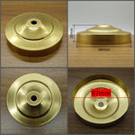 disques métalliques dorés classiques perforations opaques variés tailles incluses