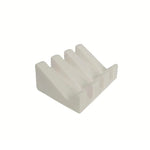 support savon silicone marron blanc moderne facile nettoyer sans motif opacité minimaliste salle bain