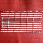 bandes led blancs rondes transparentes modernes 10pcs set tv certification rohs ul cem(gs)