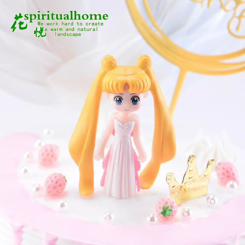 figurines anime personnages détaillées robes coiffures stylisées couleurs vives opaques mignonnes