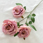 bouquet roses artificielles décoration mariage anniversaire intérieur classique blanc rose vert