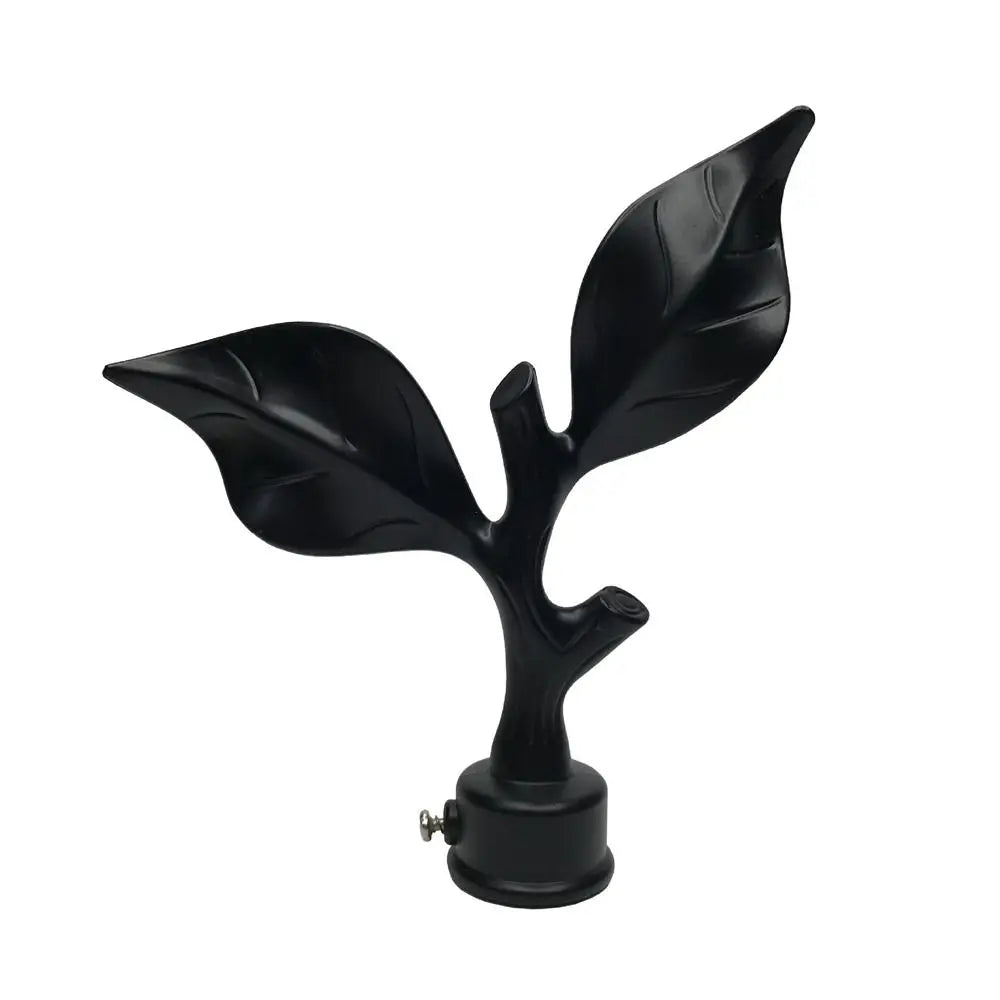support lampe métal noir motif feuille artisanal base lampe