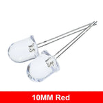 ampoule led transparente 10mm ronde couleurs moderne ultra lumineuse