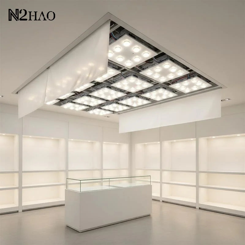 plaque led moderne blanc ronde opaques câbles multicolores modules led 24v