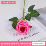 bouquet fleurs artificielles soie roses classiques intérieur décoration maison blanc rose rouge bleu anniversaire