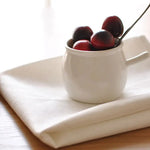 serviette carrée blanc texture classique 40cm 40cm réutilisable maison restaurant