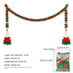 guirlandes decoratives fleurs marigolds jaune orange rouge decoration diwali festif traditionnel