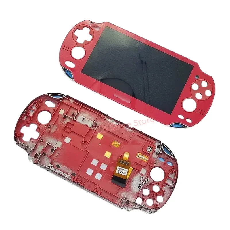 écran lcd tactile ps vita blanc bleu rouge clips batterie connecteurs boutons
