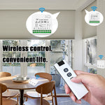 module rideau rf blanc moderne interrupteur mural motorisation rideau commutation télécommande automatique stores roulants