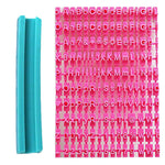 lettres numéros boîte rangement moule biscuits diy décoratif personnalisables alphabet géométrique