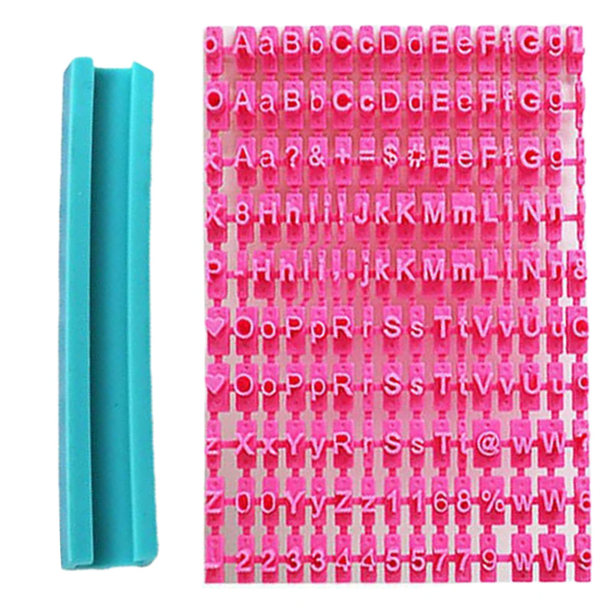 lettres numéros boîte rangement moule biscuits diy décoratif personnalisables alphabet géométrique