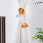 rubans fleurs tulipe couleur rose beige jaune vert clair décoratifs ajustables intérieurextérieur