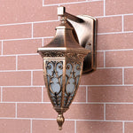 lampe murale classique dorée ornements floraux vintage éclairage maison fixations vis led ip65
