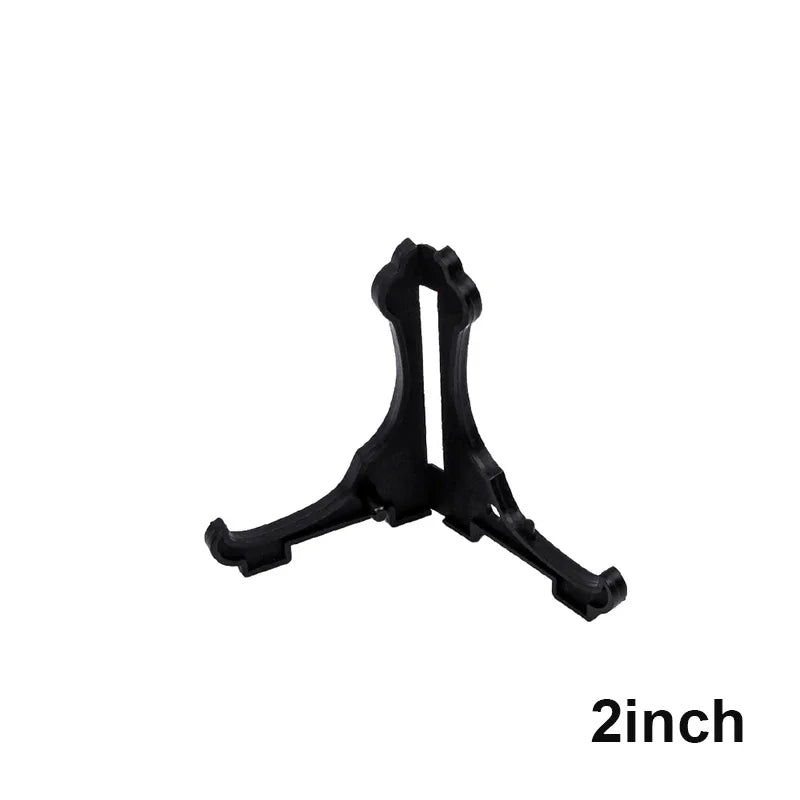 support d'affichage noir clips moderne rangement photo vaisselle transparent 5cm 7.5cm 10cm