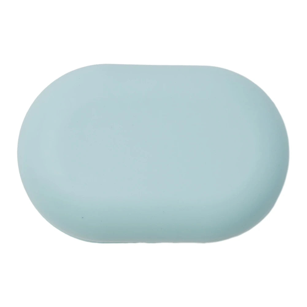 boîte savon moderne rose clair blanc bleu lisse opaque salle bain douche rangement portable
