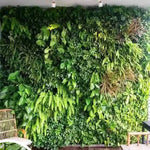 panneaux murals gazon artificiel uv résistant forme carrée couleur verte intimité extérieur moderne naturel