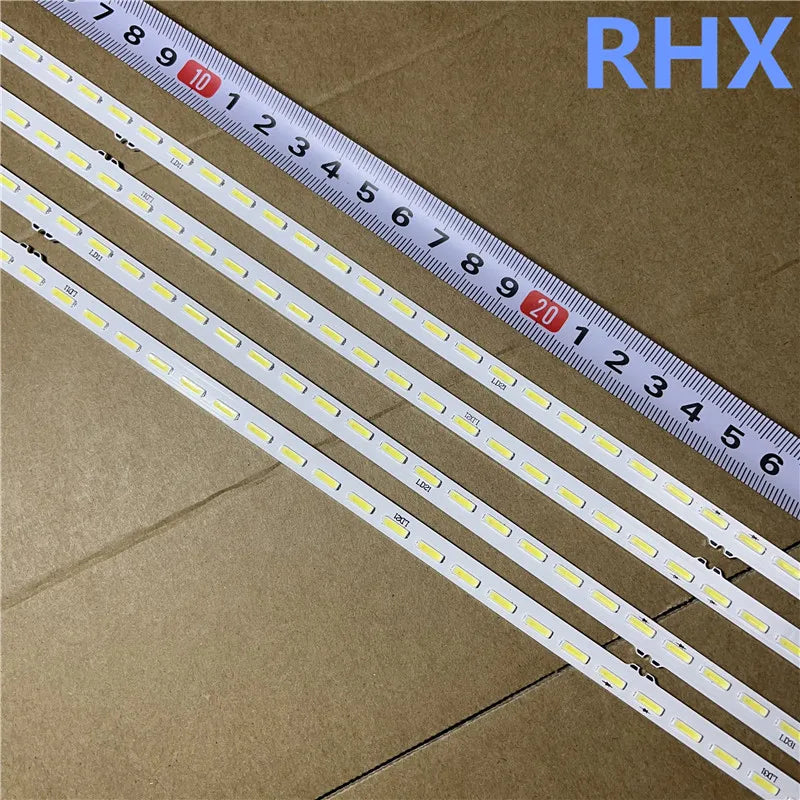 ruban led blanc 54 led 52cm moderne clips fixation 6v