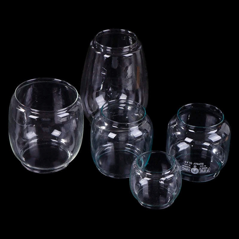 verres vin transparents moderne abat jour circulaire lisses opaques set