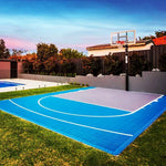 Terrain basket bleu rouge vert moderne carreaux antidérapants PVC sol sportifs adhésifs