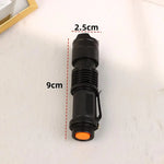 lampe torche noire anti dérapante moderne clip certifiée