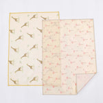 tapis bébé animaux mignons oiseaux lapins koalas 70cm 50cm polyester beige clair imperméable réutilisable