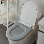 coussin toilette confortable vert bleu rose clips plastique souple pratique washable