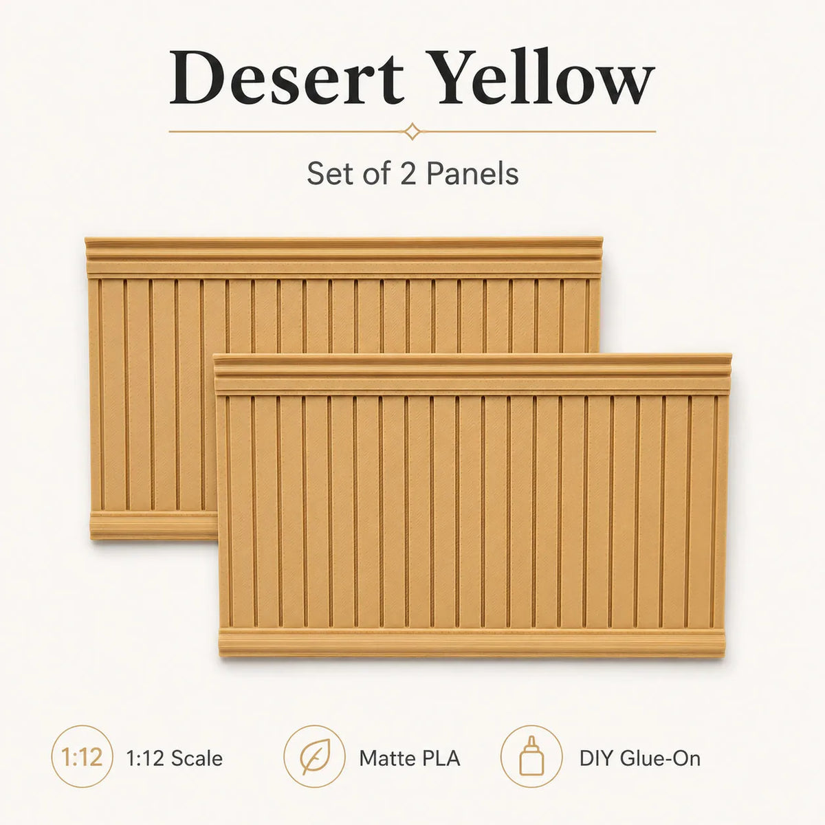 panneaux parement blanc vert chêne jaune bleu adhésif maison poupée texture mat moderne minimaliste