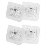 tendeur mural extensible blanc moderne adhésif 40cm 280cm crochets sans perçageversible rechargeable