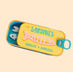 boîte bijoux poisson sardines créative rose blanche orange not sardines