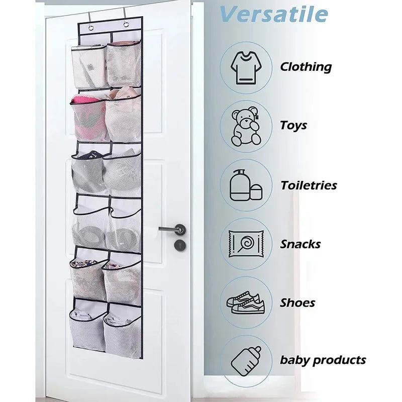 sac chaussures suspendu transparent maille moderne rangement chambre polyester rechargeable