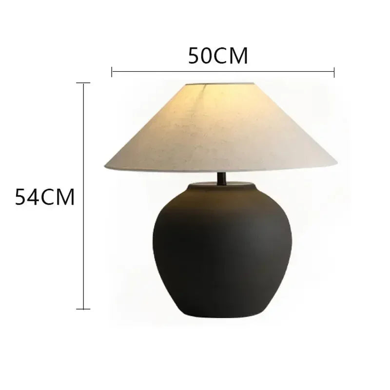lampe table moderne céramique gris abat jour beige led rechargeable télécommande chambre coucher