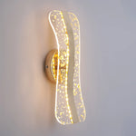 Lampes murales LED transparentes modernes effet paillettes cuisine salle manger