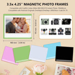 cadres photo magnétiques noir bleu rose durable flexible modernes 9x10.8cm