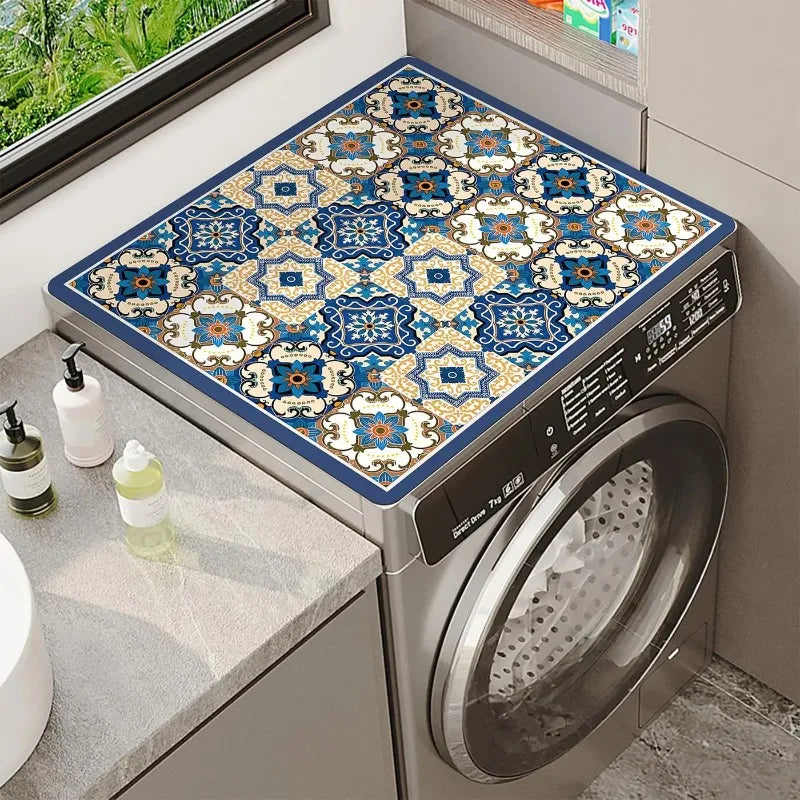 tapis protection moderne multicolore motifs floraux adhésif respectueux environnement caoutchouc 20x30cm 30x40cm 40x60cm 50x80cm