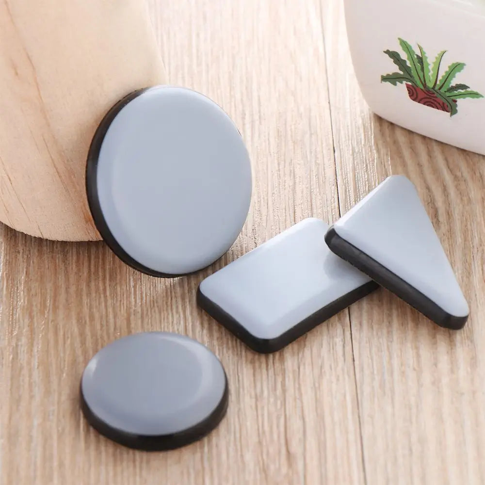 protecteurs meubles adhésifs gris clair modernes rond carré triangle 20mm 25mm 30mm 40mm 50mm