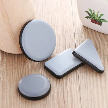 protecteurs meubles adhésifs gris clair modernes rond carré triangle 20mm 25mm 30mm 40mm 50mm