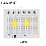 panneau led blanc moderne 10w 20w 30w 50w 100w 120° grille transistor