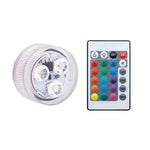lampe led sous marine rgb transparente moderne ip68 batterie piscine décoration mariage vacances