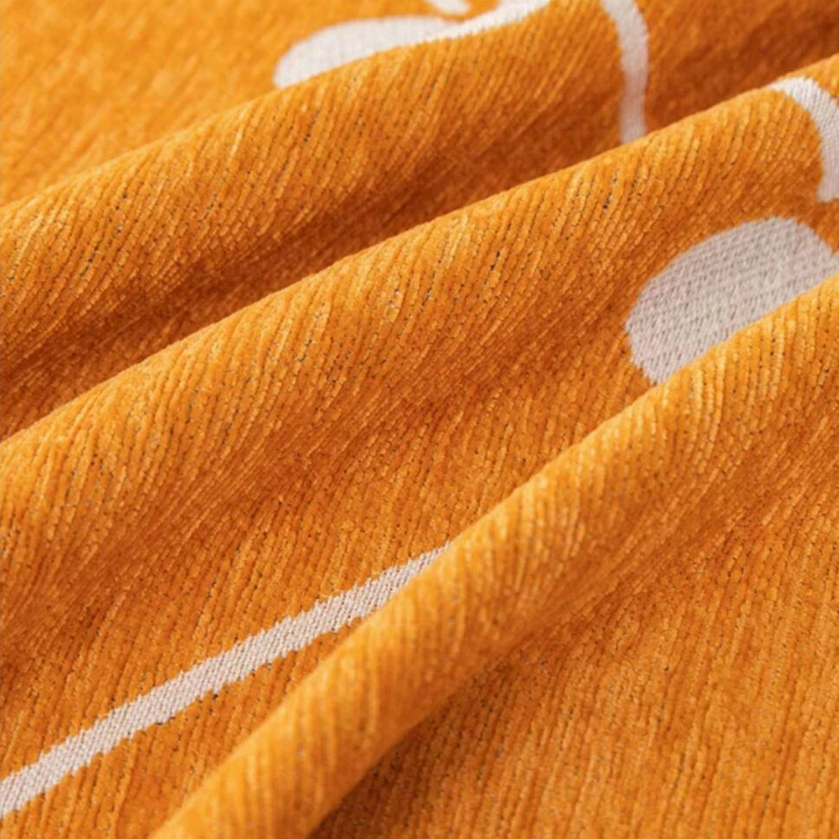 couverture canapé orange motif géométrique moderne adhésif lavable machine 180x230cm