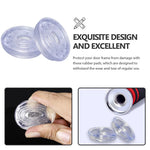 pads protection porte transparent ronds points opacité légère entraînement force musculation porte