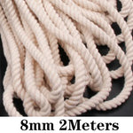 corde macramé coton blanc naturelle décoration murale artisanale bricolage rustique textile