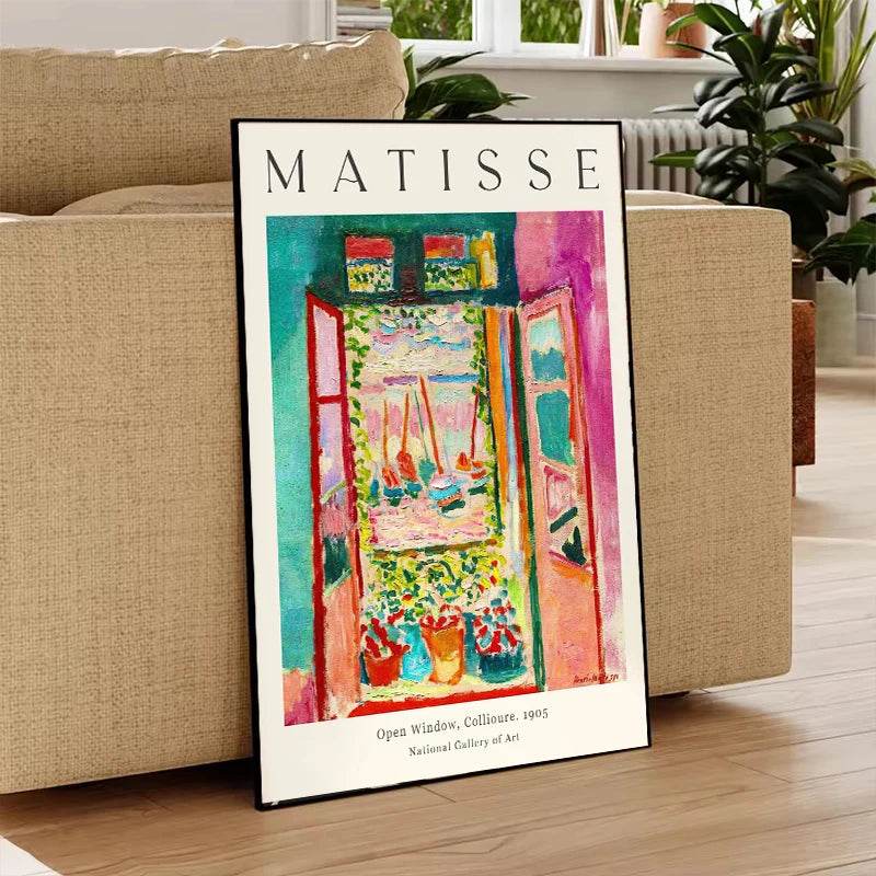 affiches art abstrait multicolore moderne toile impression sans cadre chambre maison decoration
