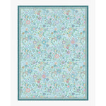 tapis fleuri polyester polypropylène moderne beige vert bleu rose jaune salon chambreextérieur