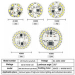 ampoules led 3w 5w 7w 9w 12w blanc blanc chaud 2835 smd ac220v240v modernes