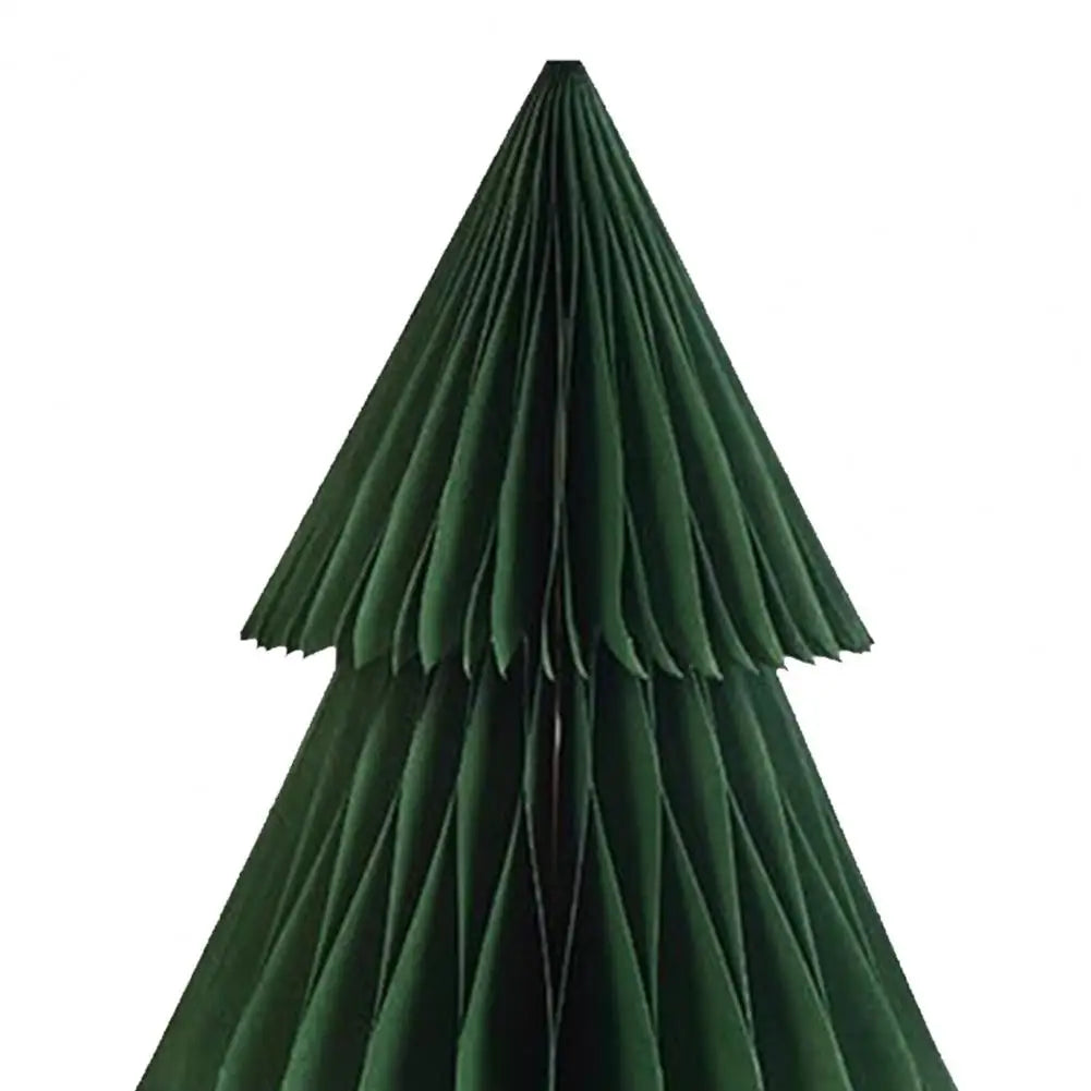 Sapin de Noël en papier 3D vue de côté