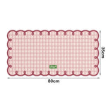 tapis moderne carreaux beige rose bleu adhésif 30x60cm 35x80cm opaquet décors