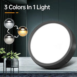 lampe led noir moderne adhésif 10w 15w 25w chambre cuisine surface toucher led aluminium